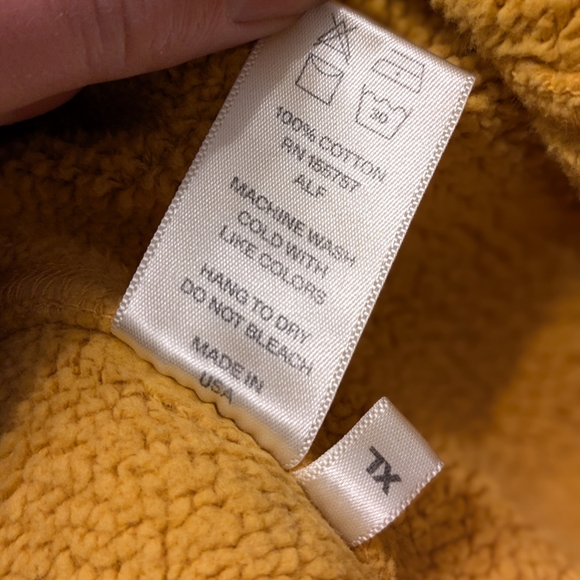 MadHappy Yellow Gold Hoodie Size XL Made In USA 100% Cotton - Picture 5 of 10